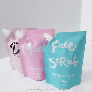 Custom Spout <strong>Pouch</strong> <strong>Face</strong> Creams Sunblock Small Sachet Packet Spout Stand up <strong>Pouch</strong> for Cosmetics Packaging - Product Image 6