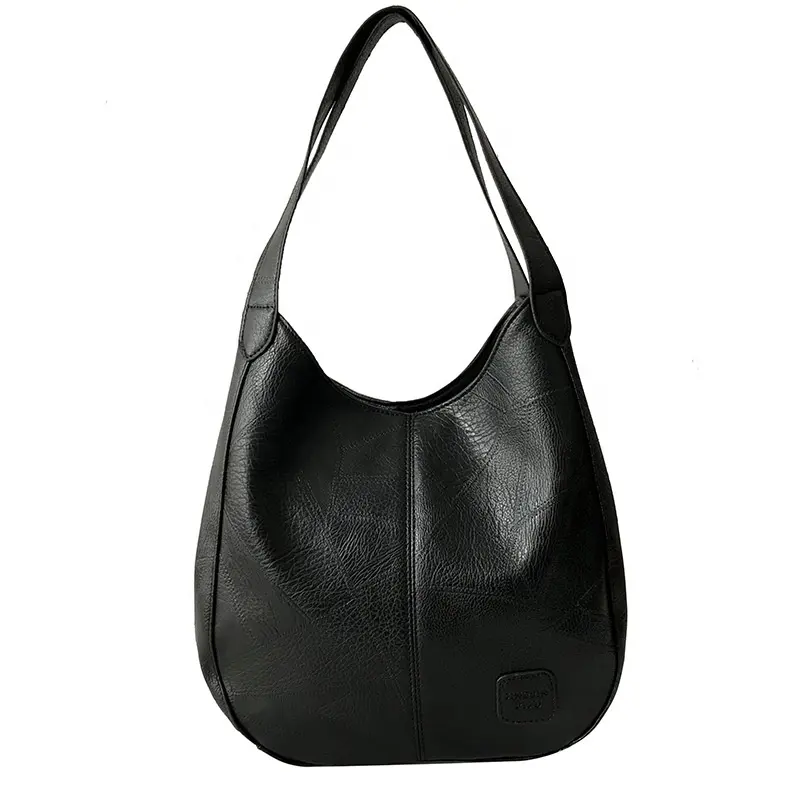 Bolsa de mão de couro pu macio casual, durável, grande capacidade, multifuncional, compras, moda, casual, de ombro, para mulheres