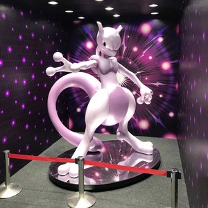 Özel büyük boy Pikachu ve Pokemon karakterler heykelleri reçine sanat modelleri için chariand ve Mewtwo süslemeleri - Product Image 1