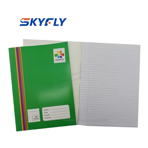 Cuaderno de rayas arcoíris tamaño personalizable línea de libro de ejercicios al por mayor suministro de fábrica - Product Image 4