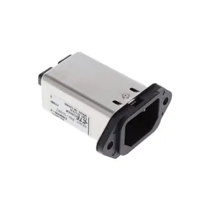 Bom List Support 10IHE1 Power Entry Connector IH <strong>Corcom</strong> Series Receptacle Male Blades IEC 320-C18 Panel Mount Flange CCM2189
