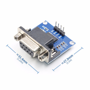 MAX3232 Education & Maker schede modulo RS232 a TTL convertitore porta seriale con connettore DB9 MAX232 - Product Image 6