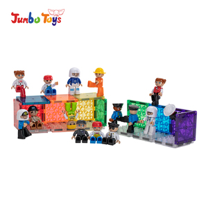 Çocuklar için oyuncaklar 2024 manyetik rakamlar Set oyuncak 7 Toddlers manyetik yapı taşları topluluk eylem oyuncak - Product Image 4