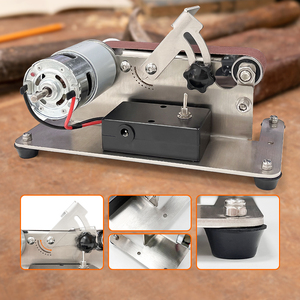 可调DIY电动迷你砂带磨床抛光磨刀机 - Product Image 5