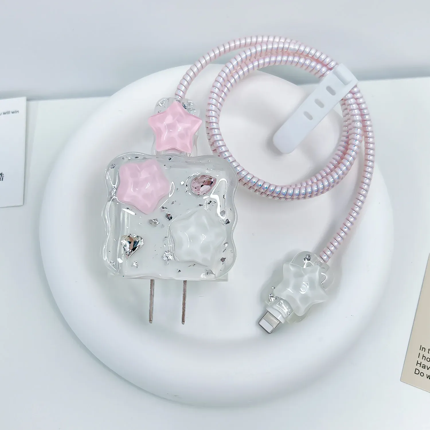 pink white