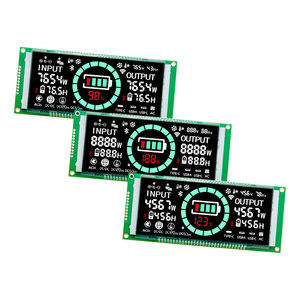 Benutzer definierte VA White Backlit Segment LCD-Anzeige Kontrast reiches klares Energie speicher netzteil Farbbild schirm Hochs ichtbare Module - Product Image 1