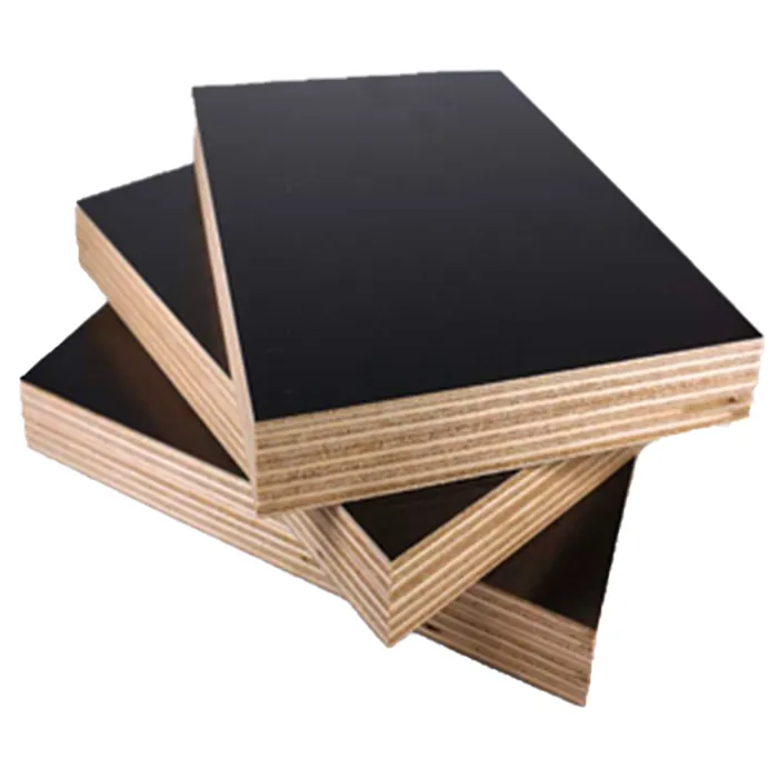 Waterproof Construction 12~25mm Black/Brown Film Faced Plywood with Birch  Poplar  Finger Joint Core Melamine/WBP Glue