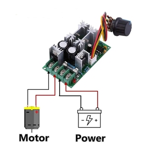 DC10-60V DC-Motor drehzahl regler 12V 24V 36V 48V Hochleistungs-Antriebs modul PWM Motor drehzahl regler 20A Strom regler - Product Image 1