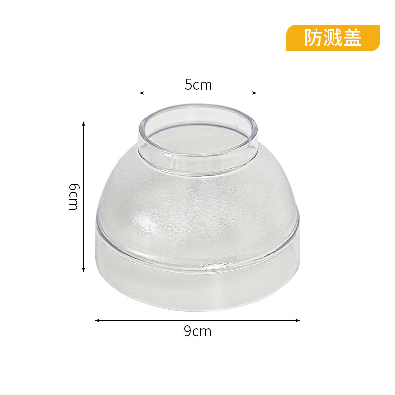 Opening splash guard