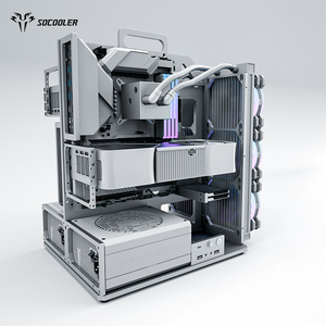 Socooler New Design ATX Gaming <strong>PC</strong> Box Aluminum Aerometal <strong>Case</strong> with RX 6750 GRE GPU Support for PCs - Product Image 4