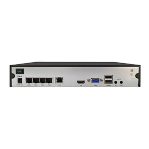 8 puertos PC PoE admiten entrada de audio/salida de audio NVR con 1 interfaz SATA compatible con HDD de 3,5 pulgadas hasta 16TB - Product Image 5