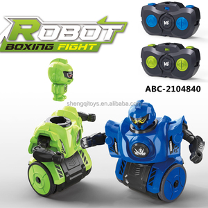 LK Toys Robot de control remoto Juego de lucha de boxeo con asiento eyector DIY Montaje RC Robots de batalla Juego interactivo con sonido - Product Image 5