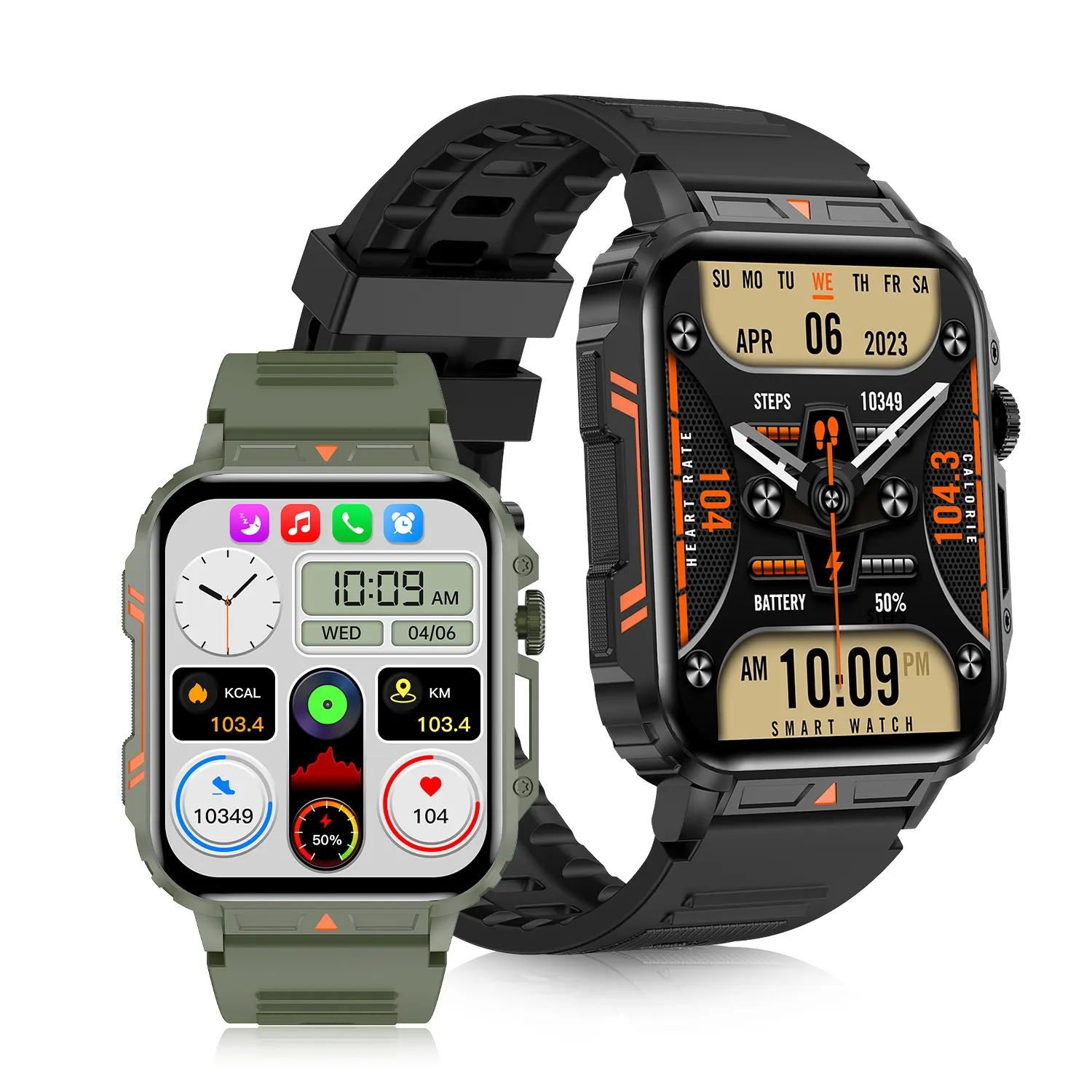 2024 Nieuwe Product Fitness Horloge V81outdoor Smart Watch Waterdicht 3atm Hartslagmeter Sportwatch Reloj Inteligente Smartwatch