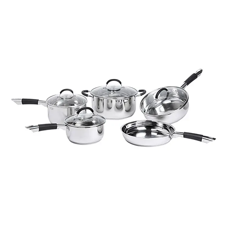 Pentola a induzione per accessori da cucina tedeschi utensili da cucina all'ingrosso per cucine domestiche Set di pentole