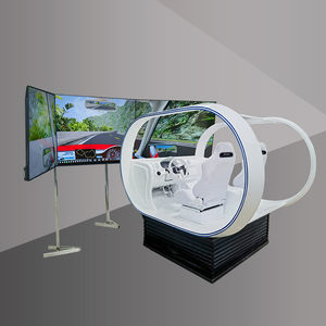 Simulador de conducción de vehículos dinámico de tres grados, modelo de material de acero para fines de entrenamiento, modelo de la marca - Product Image 2