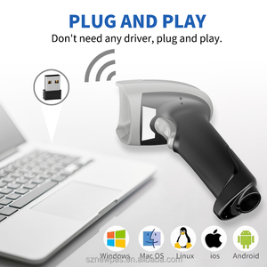 NEWPAS-Escáner inalámbrico de bracode 2D Bluetooth, escáner de bracode Android 1D CCD, lector de código de barras para caja de cigarrillos - Product Image 4
