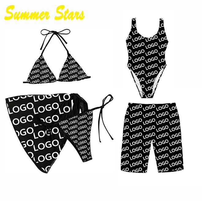 Fabricante personalizado uma peça sexy venda quente casal halter biquíni swimsuit set para casais das mulheres swimwear beachwear 2023