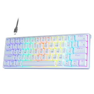 新设计游戏比赛61键定制背光RGB USB有线发光二极管机械键盘 - Product Image 5