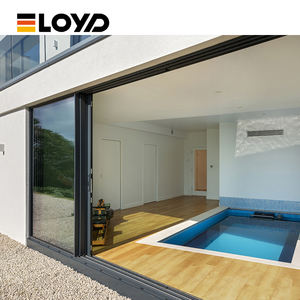 מסגרת דלת הזזה אוטומטית מערכת דלת הזזה אוטומטית מערכת דלת הזזה עמיד למים סגסוגת אלומיניום צרפתית בידוד קול - Product Image 1