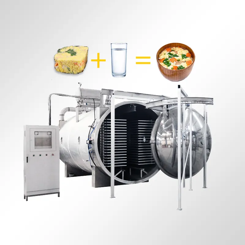 TCA otomatik patlayıcı modelleri dondurularak kurutulmuş sebze yumurta çorbası/hazır gıda makinesi