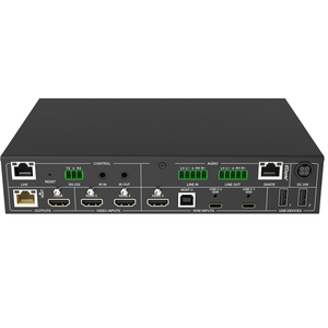Interruptor HDMI 4K 5 en 1 interruptor de presentación sin costuras con salida HDBaseT 3,0 70m para sistema de cine en casa - Product Image 3