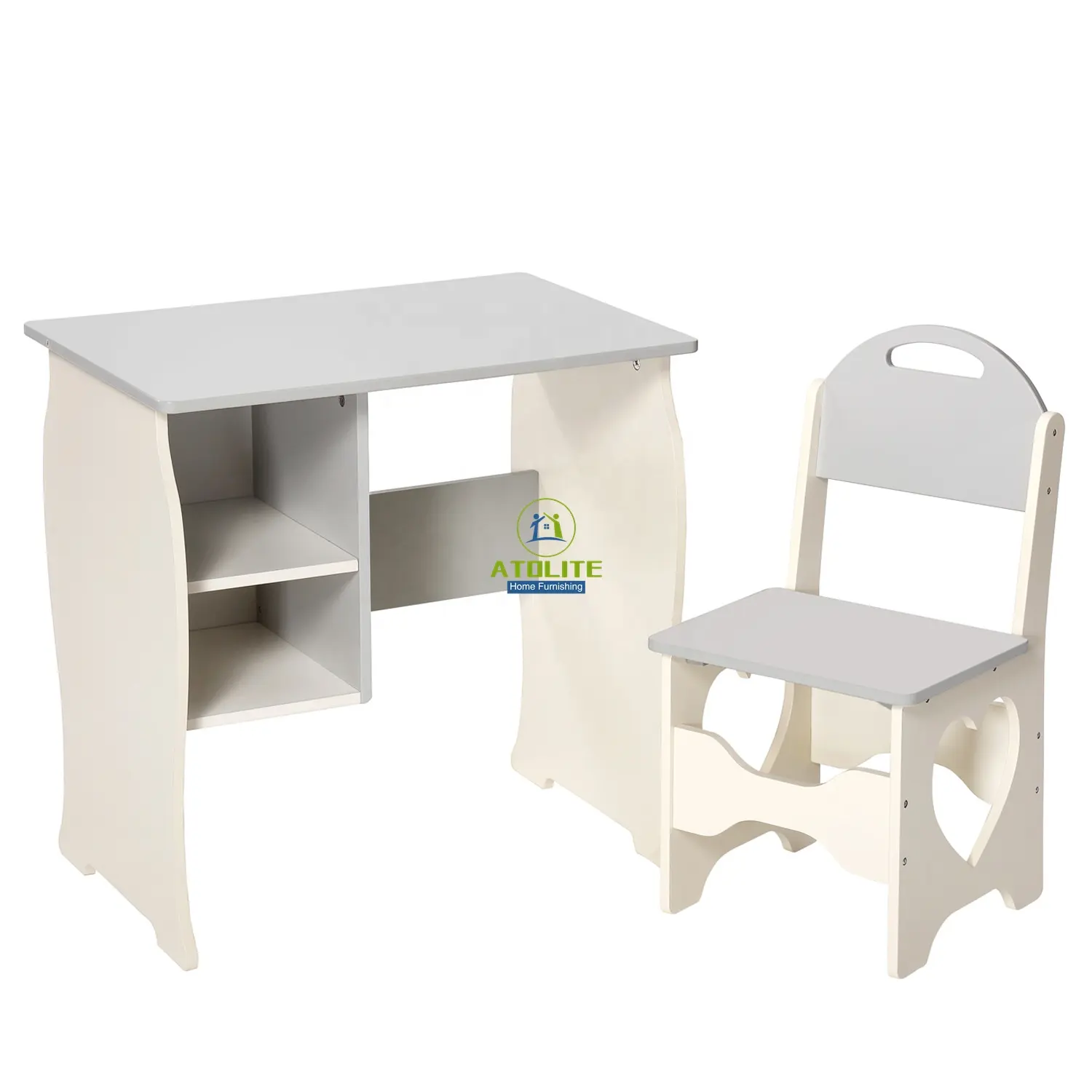 Vendita diretta in fabbrica scrivania in legno per bambini studio tavolo e sedia mobili per camera da letto per bambini