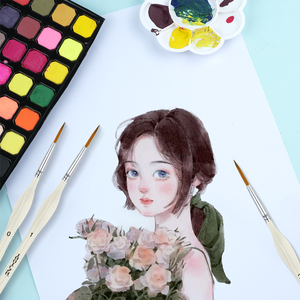 2025カスタム6ピースセットホットドットマンダラリガーブラシスウーッシュロックス絵画着色エクストラロングファインポイントライナーチップ - Product Image 6