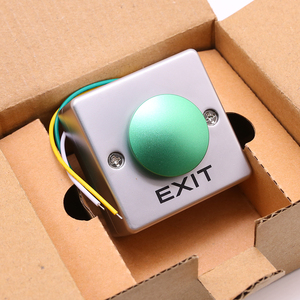 Zincy Alloy Mushroom Door <strong>Exit</strong> <strong>Push</strong> <strong>Button</strong> Square Shape 1NO1NC Switch Combination 3A for Home Appliance Access Control <strong>System</strong> - Product Image 5