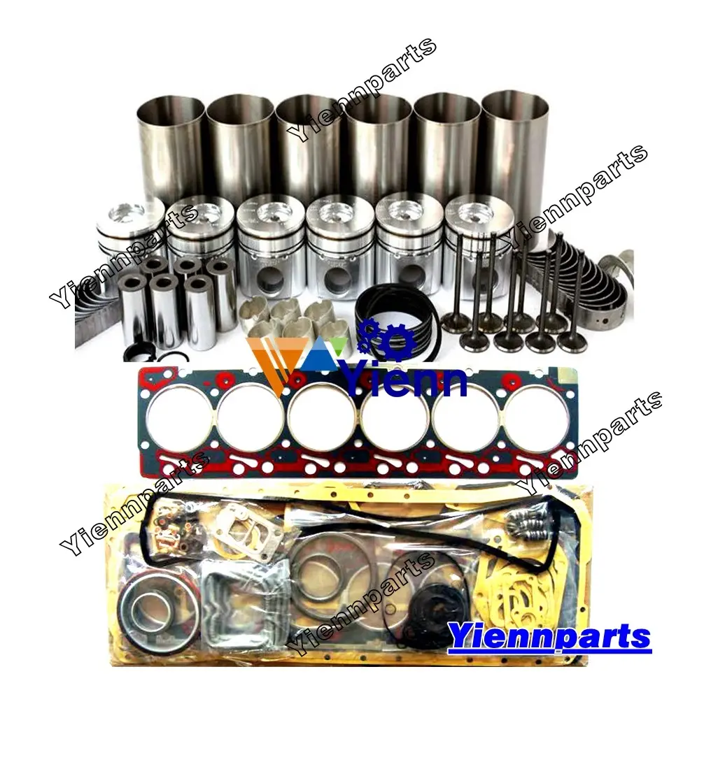 Kit de reconstrução de overhaul 6bt, para cummins 5.9l 12v, motor, dodge, ram, captador com junta, motor, reconstrução, peças de reposição