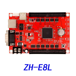 ZH-E8L LED Display scheda di controllo singolo doppio colore con porta di rete asincrona RS232 50 Pin Hub telecomando Display - Product Image 2