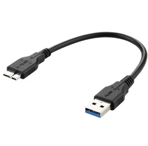 ขายส่งสีดํา USB3.0 AM ถึงข้อมูลขยายไมโครสาย USB 3.0 USB A ชายถึง MICRO B สาย USB สําหรับฮาร์ดดิสก์ไดรฟ์ - Product Image 3