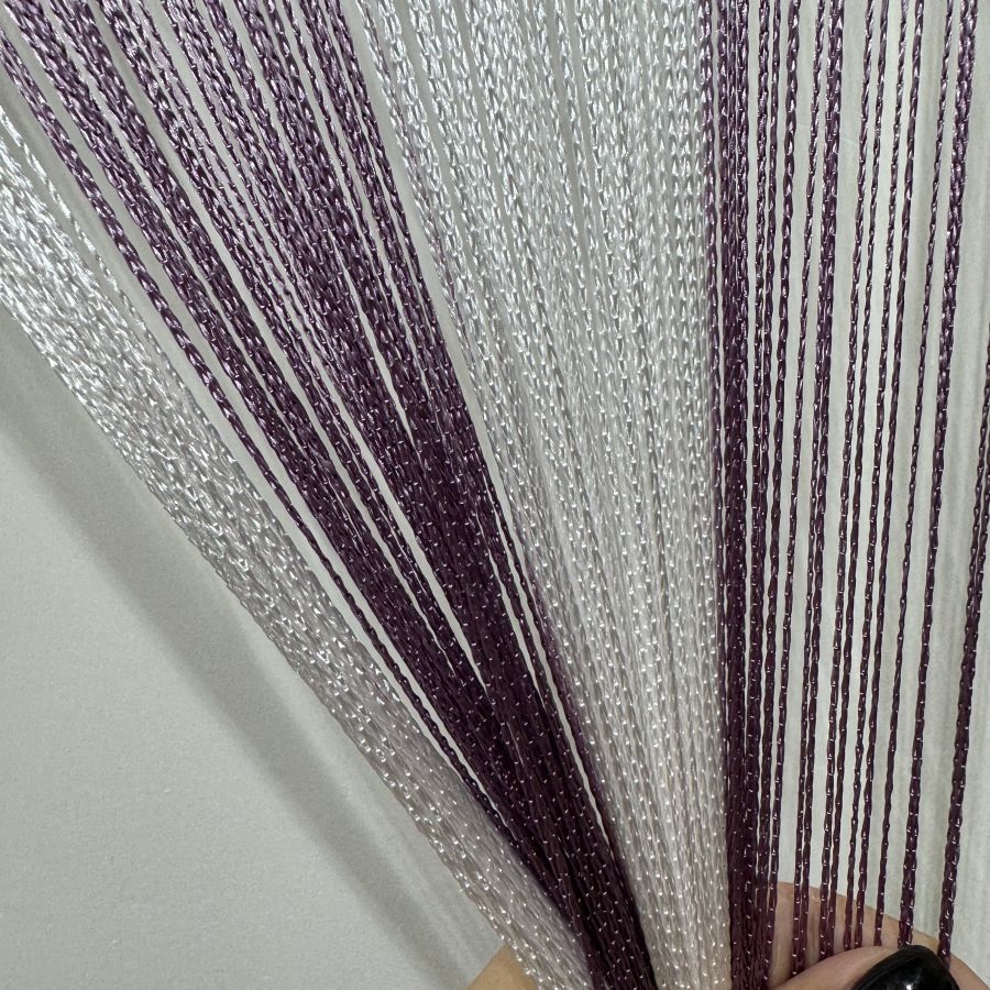 Blanco + Morado Oscuro