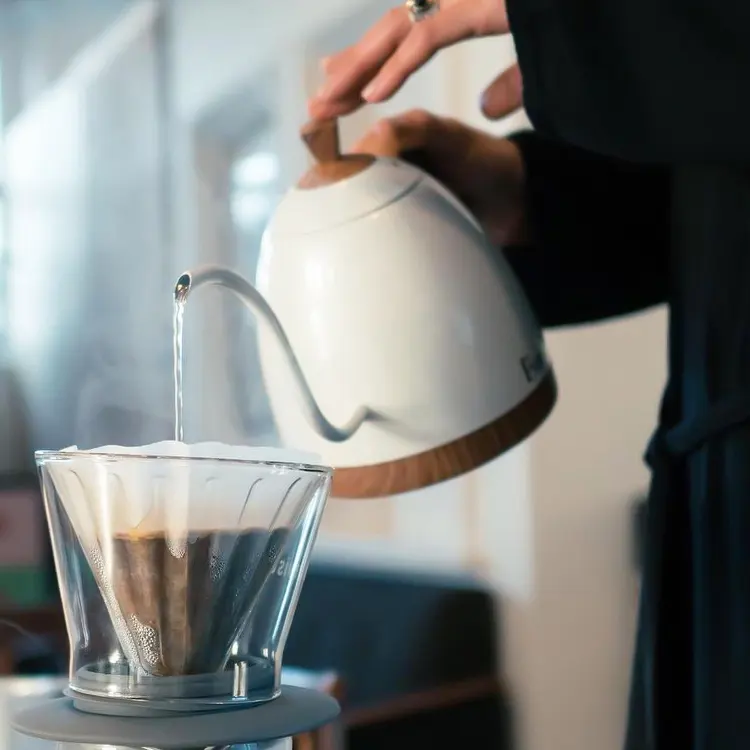 Brewista 600ml कॉफी चाय सुराही केतली gooseneck पानी तापमान की स्थापना इलेक्ट्रिक केतली