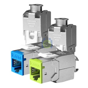 FTP SFTP RJ45 6类梯形插孔6a类无工具面板面板 - Product Image 4
