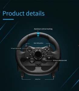 G923 PC <strong>Computer</strong> High-resolution Force Feedback Racing Game Steering Wheel and Pedal Racing <strong>Simulation</strong> Driving - Product Image 5