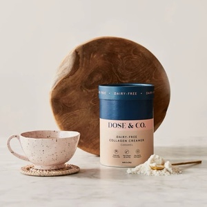 Natural Food Powder Paper Packaging Round <strong>Box</strong> Milk Sugar Coffee Powder Paper Cylinder Packaging Spice Powder Cardboard Round Jar - Product Image 5