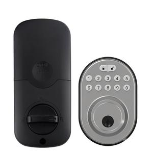 Basit stil sürgülü kilit elektronik kapalı şifre dijital akıllı kapı kilidi ahşap kapı WiFi bağlantısı için anahtar kilidini - Product Image 1