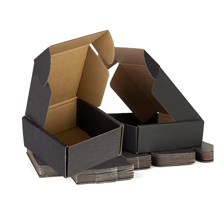 사용자 정의 소매 검은 골 판지 제품 상자 맞춤형 골판지 하드 드라이브 케이스 카메라 게임 포장 배송 상자