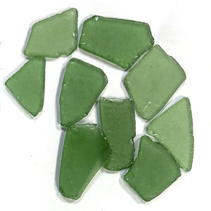 批发不规则半透明彩色玻璃自由形式散装装饰海玻璃 - Product Image 3