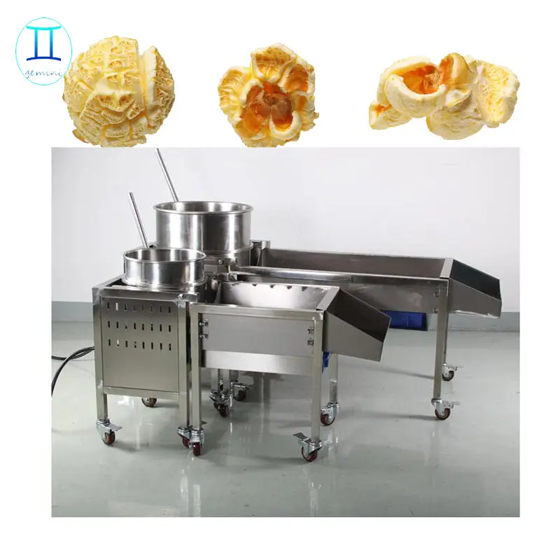 Ligne de production artisanale Semi-automatique, machine de traitement des aliments pour pop-corn, snack