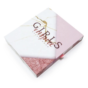 Scatole regalo con cassetto aperto scorrevole rigido con scatola di cartone personalizzata con nastro