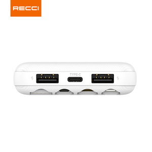 Recci便携式充电器液晶显示器电源组4个USB输出电池组备份双输入usb-c手机充电10000毫安 - Product Image 4