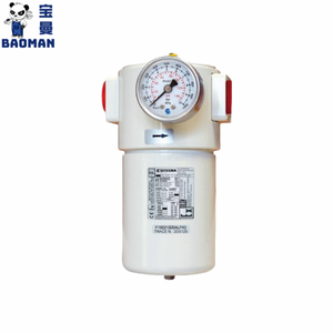 İtalya Sitecna F serisi yüksek akış filtresi coa316l 1/4 ''NPT kaplama filtreleme elemanı ile, SS basınç göstergesi - Product Image 2