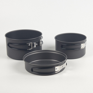 Cứng anodized nhôm 3 cái cắm trại Backpacking <span class=keywords><strong>Cookware</strong></span> <span class=keywords><strong>Set</strong></span> - Product Image 6