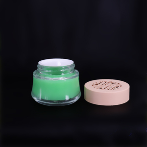 Lọ Đựng Nước Hoa Gel Xe Hơi Màu Trơn Có Nắp Gỗ Hộp Đựng Nước Hoa Làm Mát Không Khí Đế Đựng Nước Hoa Xe Hơi Bình Thủy Tinh Khuếch Tán Làm Mát Không Khí - Product Image 2