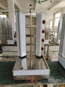 Elektrikli işletilen et ürün yapma makineleri kebap basın makinesi ticari gaz Shawarma makinesi - Product Image 4