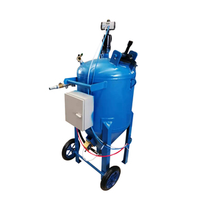 Taşınabilir mobil manuel Mini kum kumlama tankı çelik atış kum kumlama kum kumlama tankı kumlama tankı - Product Image 2