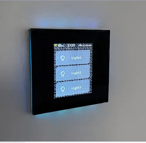 مفتاح إضاءة حائط ذكي بشبكة WIFI مفتاح تحكم صوتي منزلي ذكي متعدد الوظائف