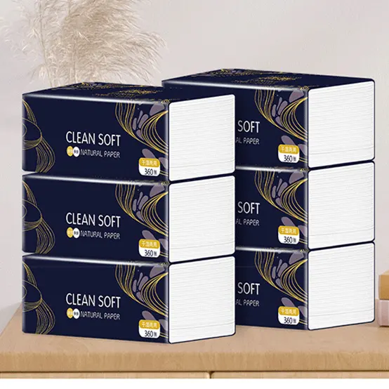 Chất Lượng Cao Tùy Chỉnh 5ply Mềm Mô Trên Khuôn Mặt 100% Trinh Nữ Bột Gỗ Giấy Ví Phong Cách Cho Nhà Sử Dụng