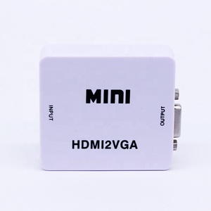 <strong>MINI</strong> HDMI to VGA Converter Box Adapter HD1080P HDMI2VGA With Audio Power for <strong>Xbox</strong> DVD PS3 Projector Converter Box